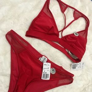 Red Bikini Set